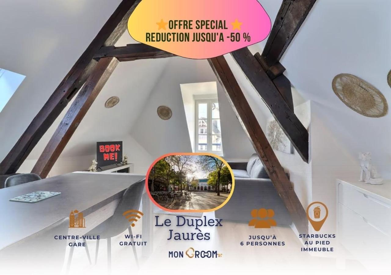 Le Duplex Jaures - Coeur De Ville - Mon Groom Troyes Kültér fotó
